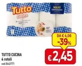 TUTTO CUCINA 4 rotoli