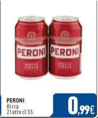 C+C Cash and Carry PERONI Birra 2 lattx cl 33 offerta