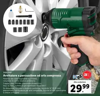Lidl PARKSIDE Avvitatore a percussione ad aria compressa offerta