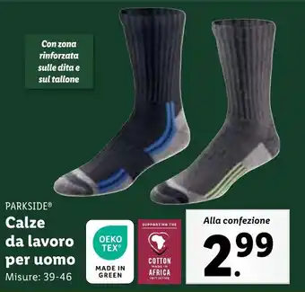 Lidl PARKSIDE Calze da lavoro per uomo ` offerta