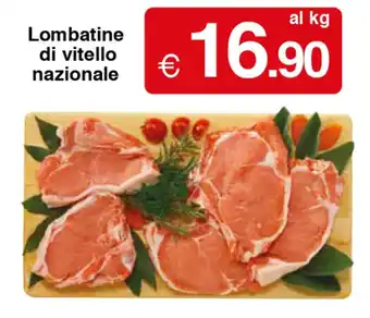 Lombatine di vitello nazionale
