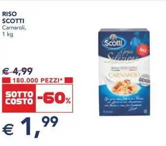 Esselunga RISO SCOTTI Carnaroli, 1 kg offerta