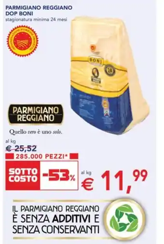 Esselunga PARMIGIANO REGGIANO DOP BONI offerta