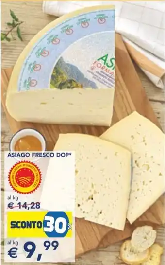 Esselunga ASIAGO FRESCO DOP offerta