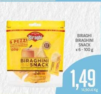 Supermercati Piccolo Biraghi Biraghini Snack x 6 - 100 g offerta