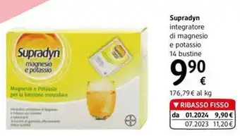 dm drogerie markt Supradyn integratore di magnesio e potassio 14 bustine offerta