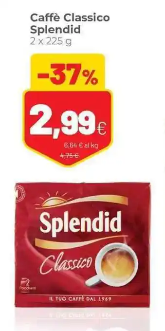 Coop Caffè Classico Splendid 2 x 225 g offerta
