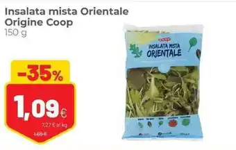Coop Insalata mista Orientale Origine Coop 150 g offerta