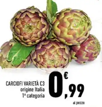 Conad CARCIOFI VARIETÀ C3 offerta
