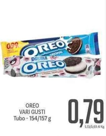 Supermercati Piccolo Oreo Vari Gusti Tubo 154/157 g offerta