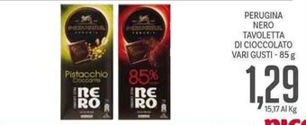 Supermercati Piccolo Perugina Nero Tavoletta Di Cioccolato Vari Gusti 85 g offerta