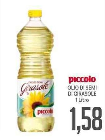 Piccolo Olio Di Semi Di Girasole 1 Litro