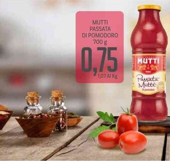 Supermercati Piccolo Mutti Passata Di Pomodoro 700 g offerta
