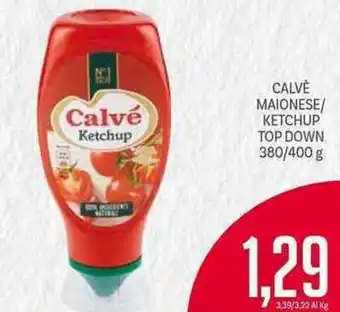 Supermercati Piccolo Calvè Maionese/Ketchup Top Down 380/400 g offerta