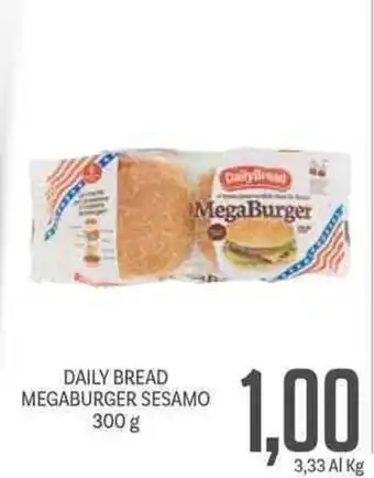 Supermercati Piccolo Daily Bread Megaburger Sesamo 300 g offerta