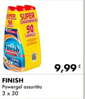 Iper Tosano FINISH Powergel assortito 3 x 30 offerta