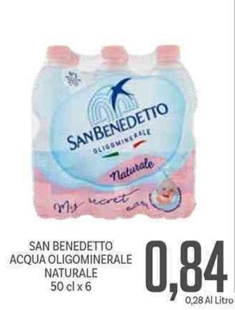 Supermercati Piccolo San Benedetto Acqua Oligominerale Naturale 50 cl x 6 offerta