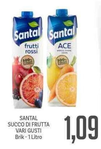 Supermercati Piccolo Santal Succo Di Frutta Vari Gusti Brik 1 Litro offerta