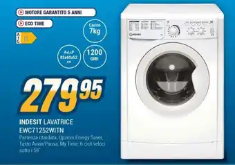 Sinergy INDESIT LAVATRICE EWC71252WITN offerta