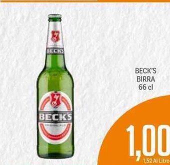 Supermercati Piccolo Beck's Birra 66 cl offerta
