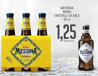 Supermercati Piccolo Messina Birra Cristalli Di Sale 50 cl offerta
