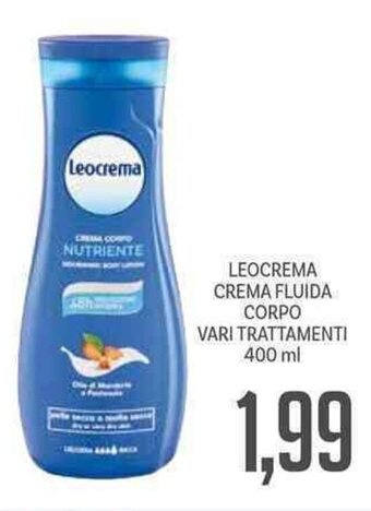 Leocrema Crema Fluida Corpo Vari Trattamenti 400 ml