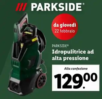 Lidl PARKSIDE Idropulitrice ad alta pressione offerta