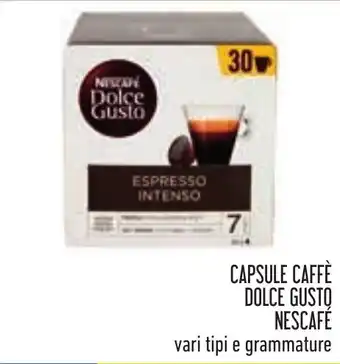Conad CAPSULE CAFFÈ DOLCE GUSTO NESCAFÉ vari tipi e grammature offerta