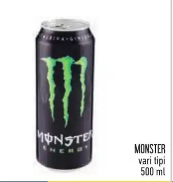 Conad MONSTER vari tipi 500 ml offerta