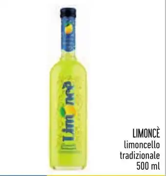 Conad LIMONCE limoncello tradizionale 500 ml offerta
