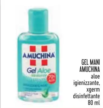 Conad GEL MANI AMUCHINA aloe igienizzante, xgerm disinfettante 80 ml offerta