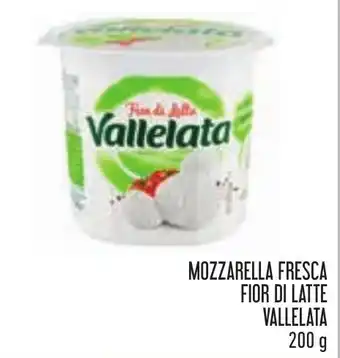 Conad MOZZARELLA FRESCA FIOR DI LATTE VALLELATA 200 g offerta