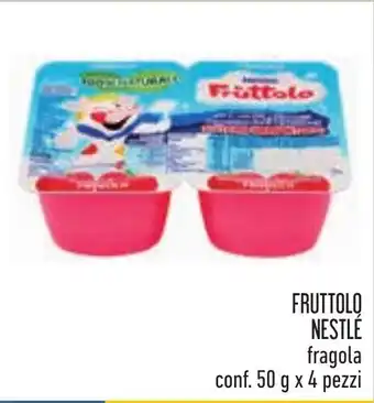 Conad FRUTTOLO NESTLÉ fragola conf. 50 g x 4 pezzi offerta