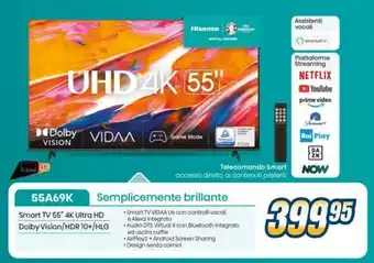 Sinergy Smart TV 55" 4K Ultra HD offerta