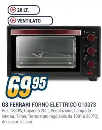 Sinergy G3 FERRARI FORNO ELETTRICO G10073 offerta