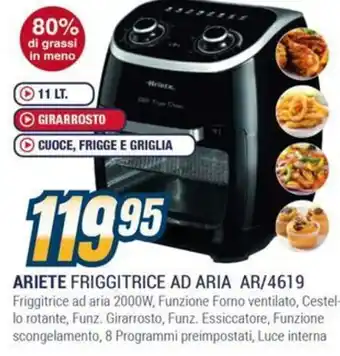 Sinergy ARIETE FRIGGITRICE AD ARIA AR/4619 offerta