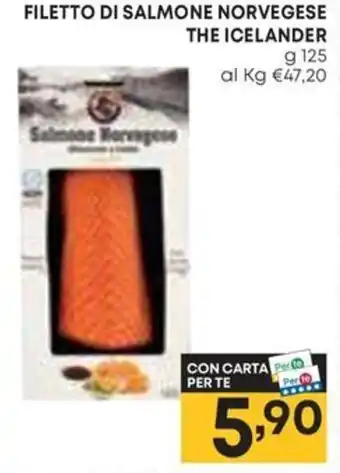 Panorama FILETTO DI SALMONE NORVEGESE THE ICELANDER g 125 offerta