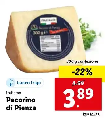 Italiamo Pecorino di Pienza 300 g confezione