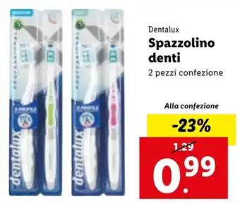 Lidl Dentalux Spazzolino denti offerta