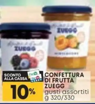 CONFETTURA DI FRUTTA ZUEGG gusti assortiti g 320/330