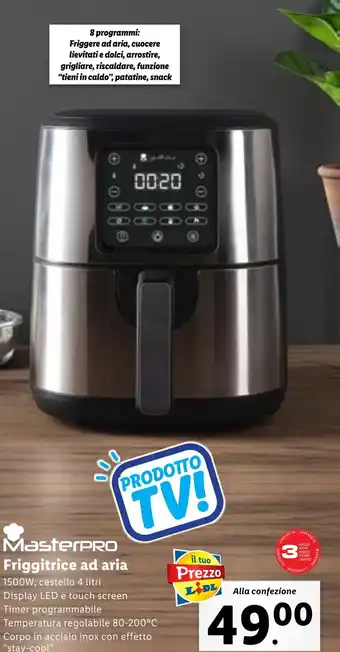 Lidl MasterPRO Friggitrice ad aria offerta