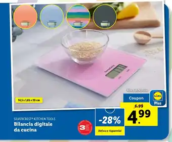 Lidl SILVERCREST KITCHEN TOOLS Bilancia digitale da cucina offerta