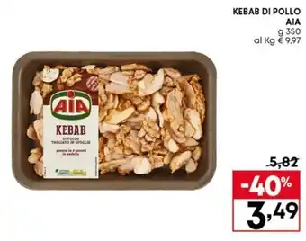 Panorama KEBAB DI POLLO AIA g 350 offerta