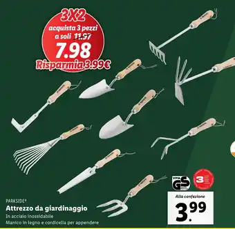 Lidl PARKSIDE Attrezzo da giardinaggio offerta