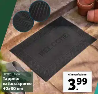 Lidl LIVARNO home Tappeto catturasporco 40x60 cm offerta