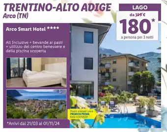 Lidl TRENTINO-ALTO ADIGE Arco (TN) Arco Smart Hotel offerta