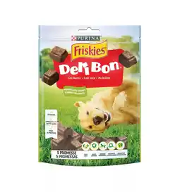 Eurobrico Friskies snack treats delibon - alimento secco per cane con manzo, 6x130gr offerta