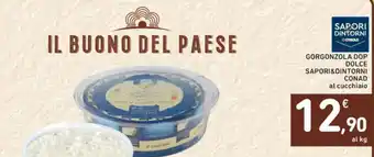 Spazio Conad GORGONZOLA DOP DOLCE SAPORI&DINTORNI CONAD offerta