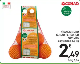 Spazio Conad ARANCE MORO CONAD PERCORSO QUALITÀ confezione 1,5 kg offerta