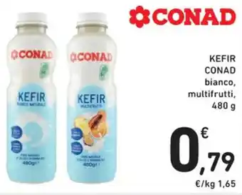 Spazio Conad KEFIR CONAD bianco, multifrutti, 480 g offerta